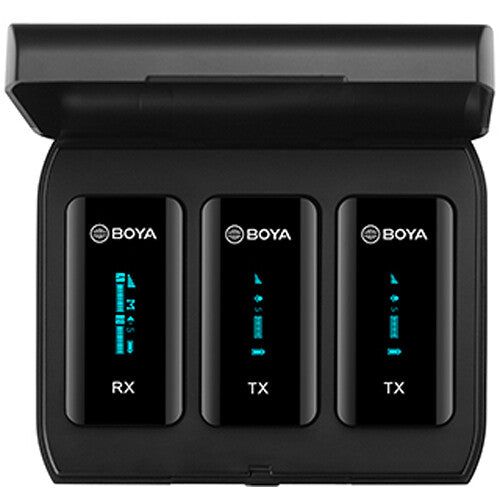 BOYA BY XM6 K2 2 Person Wireless Microphone System for Cameras and Smartphones (2.4 GHz, Black) BOYA BY XM6 K2 2 Person Wireless Microphone System for Cameras and Smartphones (2.4 GHz, Black)